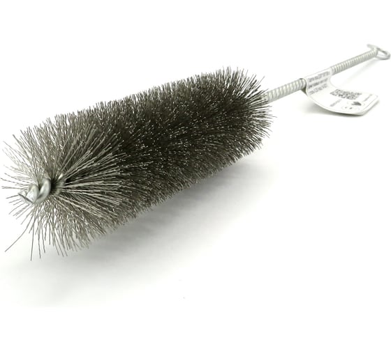 Щетка ерш EuroBrush Д30x100x300 с хв-м + кольцо, ворс гофр сталь 0,20 код 14-027 EB-T816230