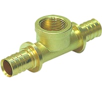 Тройник аксиальный SANEXT с внутренней резьбой 16мм х 1/2'' х 16мм 4914