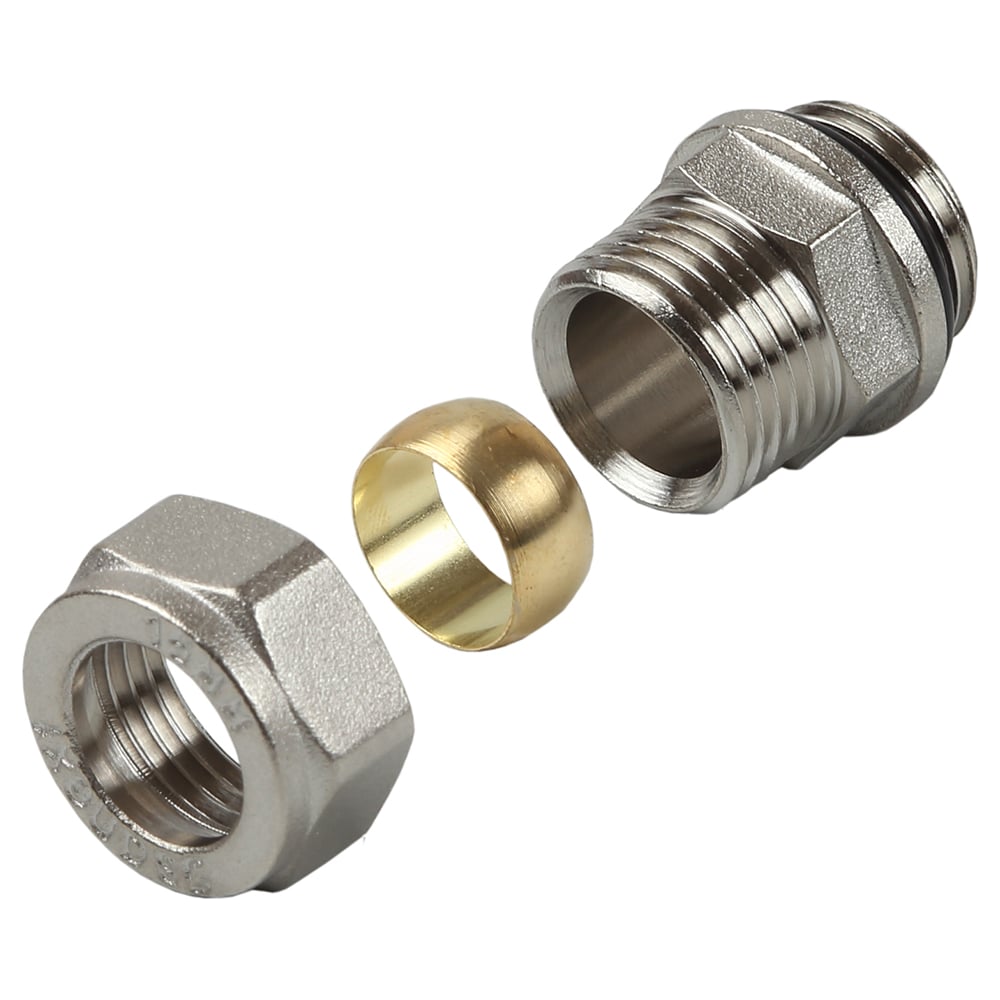 Фитинг подключения L и T-образной медной трубки SANEXT D15-R 1/2" 4938 ...