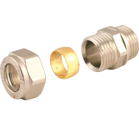 Фитинг подключения L и T-образной медной трубки SANEXT D15-R 1/2" 4938