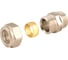 Фитинг подключения L и T-образной медной трубки SANEXT D15-R 1/2" 4938 2