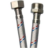 Подводка для воды ООО ПКФ Сварком 0,4м 1/2 гш нерж, оплетка полимер СанТех s048760