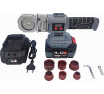 Аккумуляторный аппарат для сварки пластиковых труб Profipower MKLDF-18B (Li-ion-1шт, 4Ач, З/У, кейс) E0148