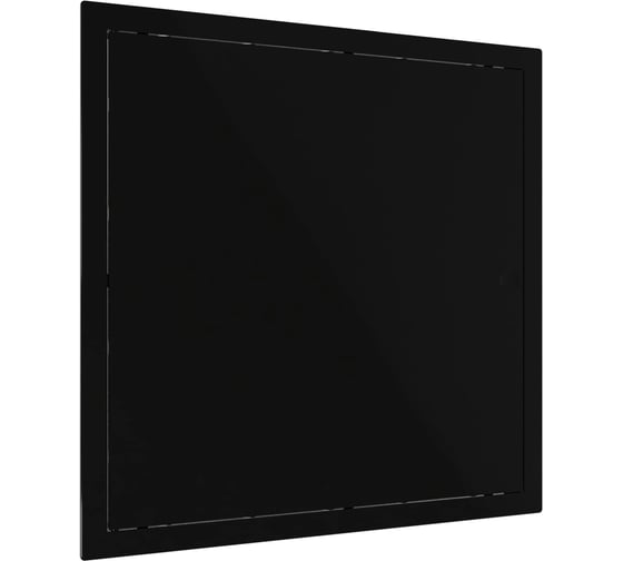 Люк ревизионный EVECS  LN фланец 300x300 нажимной 327x327 пластик Black L3030N black