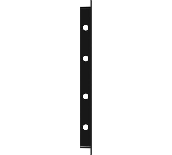 Люк ревизионный EVECS  LN фланец 300x300 нажимной 327x327 пластик Black L3030N black
