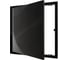 Люк ревизионный EVECS LN фланец 300x300 нажимной 327x327 пластик Black L3030N black 3