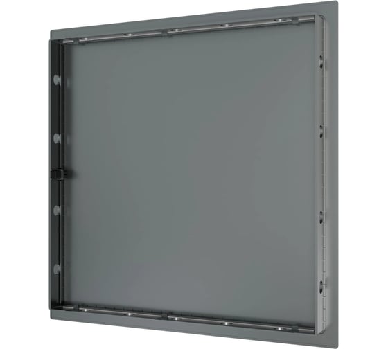 Люк ревизионный EVECS  LN фланец 300x300 нажимной 327x327 пластик Gray L3030N gray