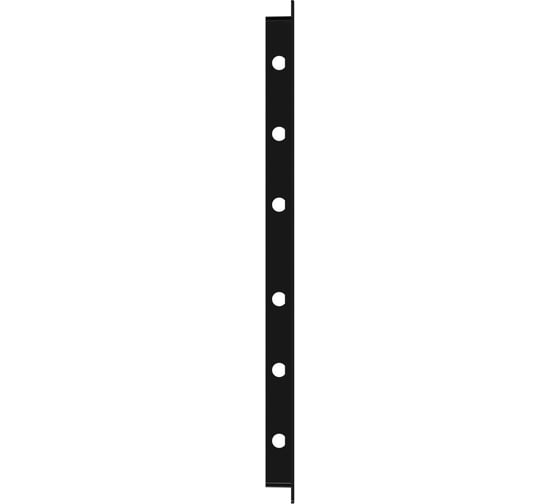 Люк ревизионный EVECS  LN фланец 300x400 нажимной 327x427 пластик Black L3040N black
