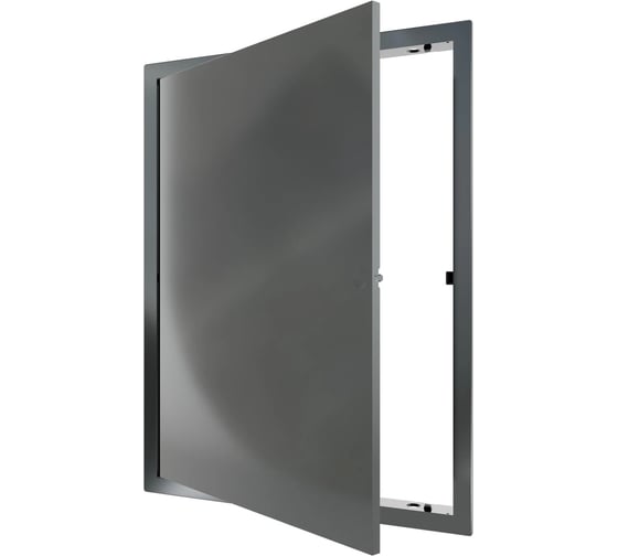 Люк ревизионный EVECS  LN фланец 300x400 нажимной 327x427 пластик Gray L3040N gray