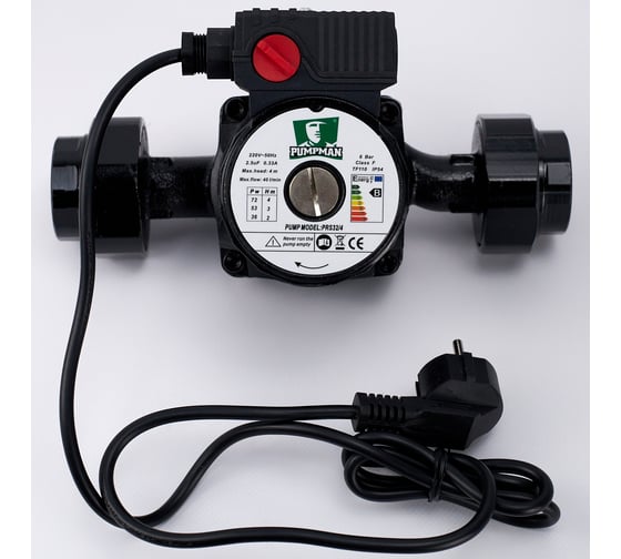 Циркуляционный насос PUMPMAN трехскоростной PRS32/4 (180mm)