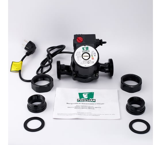 Циркуляционный насос PUMPMAN трехскоростной PRS32/6 (180mm)
