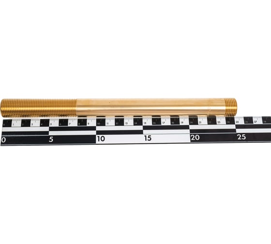 Сгон латунный Millennium 1/2" х 250мм с наружной резьбой LSUM12250