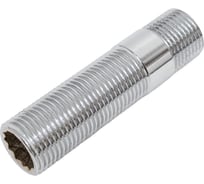 Сгон хромированный Millennium 1/2" х 80мм с наружной резьбой NSUM1208