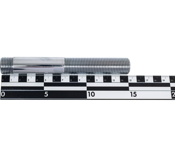 Сгон хромированный Millennium 1/2" х 150мм с наружной резьбой NSUM1215