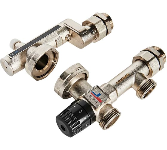 Насосно-смесительный узел ROMMER RDG-0120-005010 с термостатическим клапаном RG0093KM4M9J5D 1