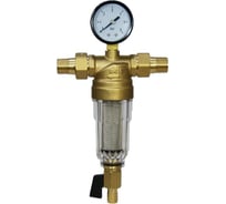 Фильтр Millennium с манометром 1/2" для холодной воды — корпусной фильтр механической очистки Mill.FTSC.12.C