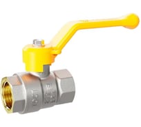 Кран шаровой латунный LD Pride 47.32.В-В.Р GAS Ду 32 Ру 25 рычаг с биркой LD 47.361.32