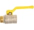 Кран шаровой латунный LD Pride 47.25.В-Н.Р GAS Ду 25 Ру 40 рычаг с биркой LD 47.363.25 3