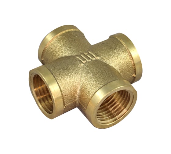 Крестовина латунная Millennium 1/2x1/2x1/2x1/2 с внутренней резьбой LKFF12