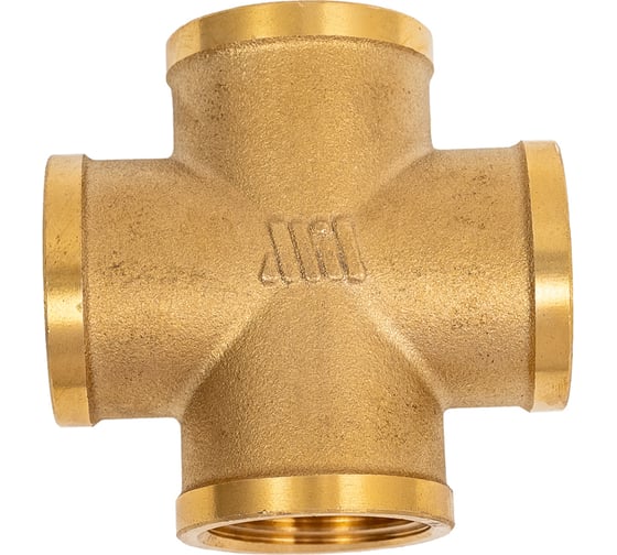 Крестовина латунная Millennium 1/2x1/2x1/2x1/2 с внутренней резьбой LKFF12