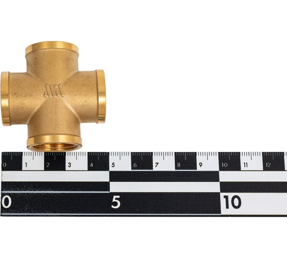 Крестовина латунная Millennium 1/2x1/2x1/2x1/2 с внутренней резьбой LKFF12