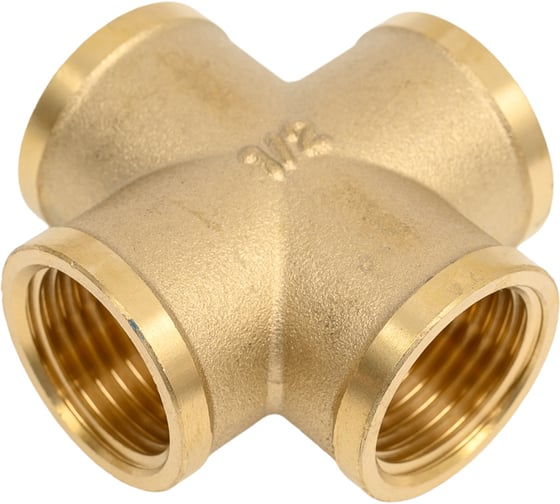 Крестовина латунная Millennium 1/2x1/2x1/2x1/2 с внутренней резьбой LKFF12