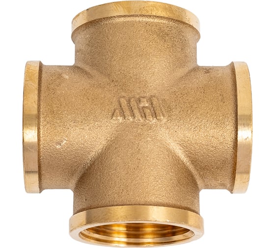 Крестовина латунная Millennium 3/4x3/4x3/4x3/4 с внутренней резьбой LKFF34