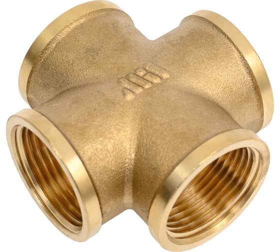 Крестовина латунная Millennium 3/4x3/4x3/4x3/4 с внутренней резьбой LKFF34