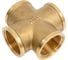 Крестовина латунная Millennium 3/4x3/4x3/4x3/4 с внутренней резьбой LKFF34 1