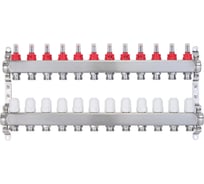 Коллекторная группа OASIS с расх., 12-вых. НЕРЖ 1”3/4 KNB01-12