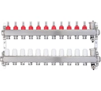 Коллекторная группа OASIS с расх. в сборе, 11-вых. НЕРЖ 1”3/4 KNR01-11