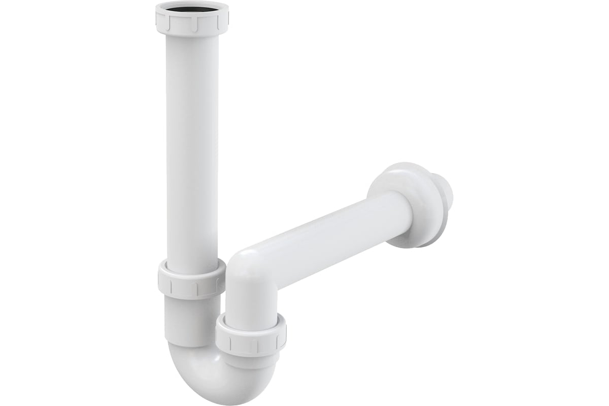 Трубчатый сифон Alca Plast с накидной гайкой 1 1/2\" A80-DN40 - выгодная ...