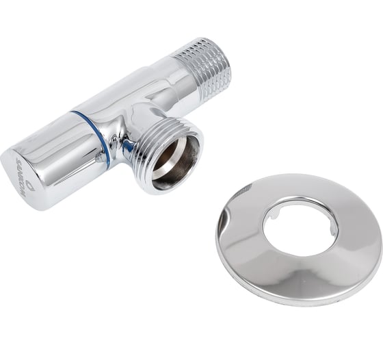 Кран угловой Sankom 1/2x3/4" blue для стиральной и посудомоечной машины 01AV3/4BL