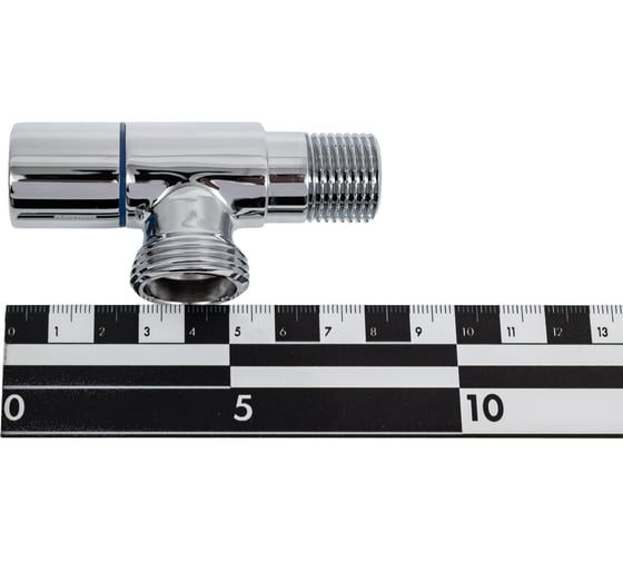Кран угловой Sankom 1/2x3/4" blue для стиральной и посудомоечной машины 01AV3/4BL
