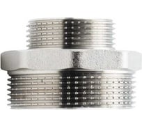 Ниппель переходной ALATO НР-НР 2"x1 1/4", латунь никелированная, 0104-5032