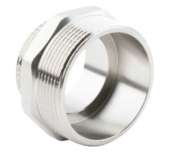 Ниппель переходной ALATO НР-НР 2"x1 1/2", латунь никелированная, 0104-5040