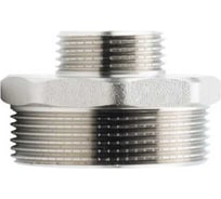 Ниппель переходной ALATO НР-НР 2"x1", латунь никелированная, 0104-5025