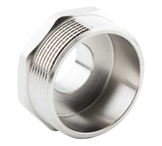 Ниппель переходной ALATO НР-НР 2"x1", латунь никелированная, 0104-5025