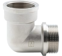 Угольник переходной ALATO 90, ВР-НР 1 1/4", латунь никелированная, 0108-3232