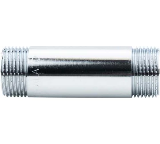 Удлинитель бочонок ALATO НР-НР 1", хромированный, 100мм 0126-2510