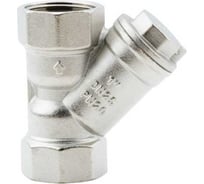 Фильтр косой сетчатый ALATO ВР-ВР 1", латунь никелированная, 0140-2525