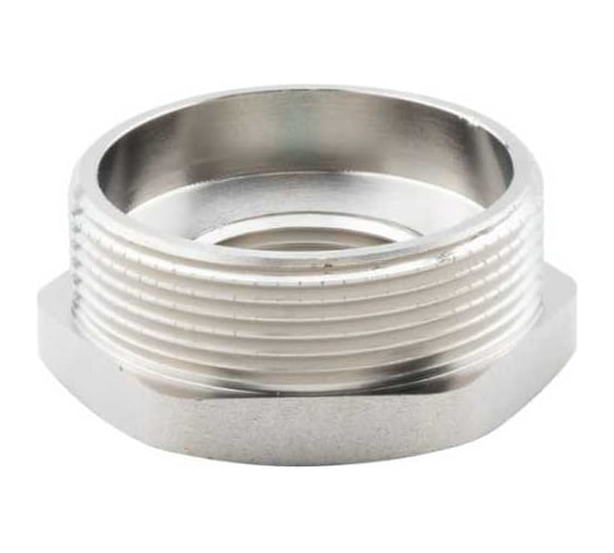 Футорка ALATO НР-ВР 2"x1", латунь никелированная, 0122-5025