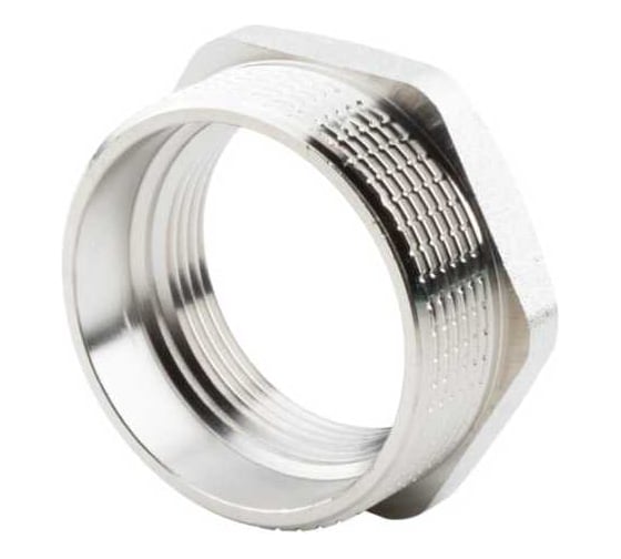 Футорка ALATO НР-ВР 2"x1 1/2", латунь никелированная, 0122-5040