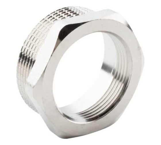 Футорка ALATO НР-ВР 2"x1 1/2", латунь никелированная, 0122-5040