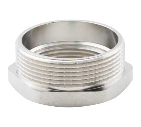 Футорка ALATO НР-ВР 2"x1 1/2", латунь никелированная, 0122-5040