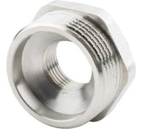 Футорка ALATO НР-ВР 1 1/4"x1/2", латунь никелированная, 0122-3215