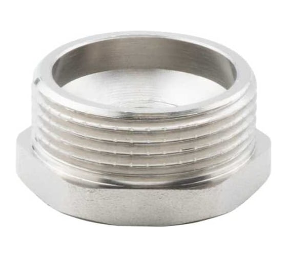 Футорка ALATO НР-ВР 1 1/4"x1/2", латунь никелированная, 0122-3215
