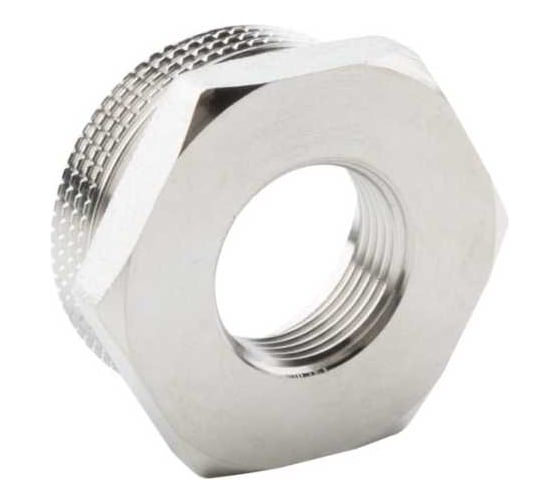 Футорка ALATO НР-ВР 1 1/2"x3/4", латунь никелированная, 0122-4020