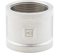 Муфта ALATO ВР-ВР, латунь никелированная 2 (1/20) 0101-5050