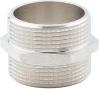 Ниппель ALATO НР-НР, латунь никелированная 1.1/2 (5/40) 0103-4040